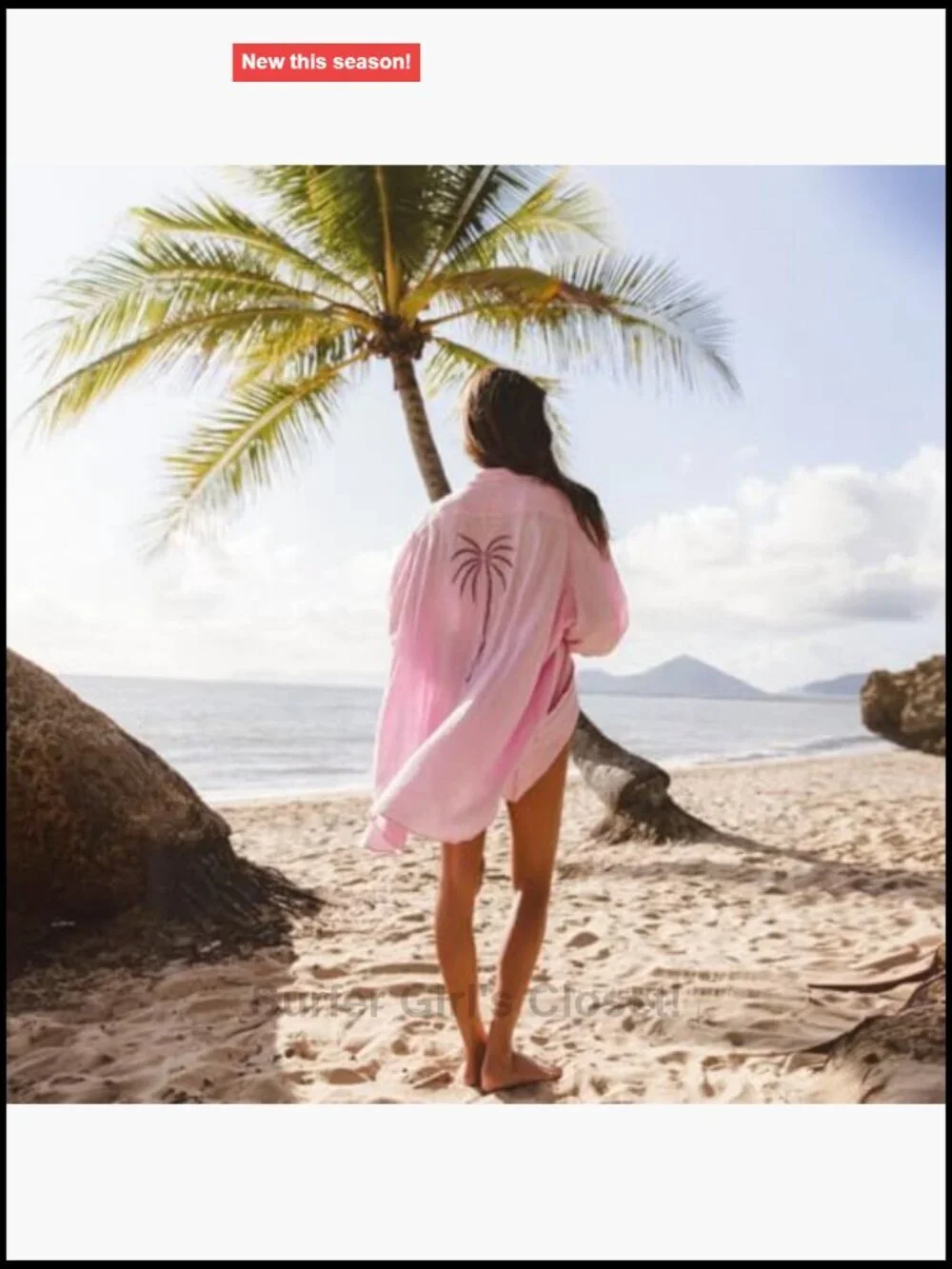 Cotton Cover Up Bikini Swimsuit Beach Dress Shirt Button Down Loose Fit